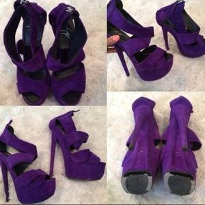Giuseppe Zanotti Suede Platforms